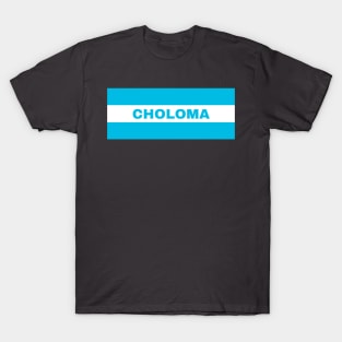 Choloma City in Honduras Flag Colors T-Shirt